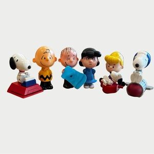 Peanuts Characters McDonald’s Happy Meal Toys Lot of 6